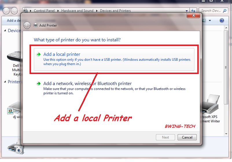 INSTALL POS PRINTER DE FIRM TECH