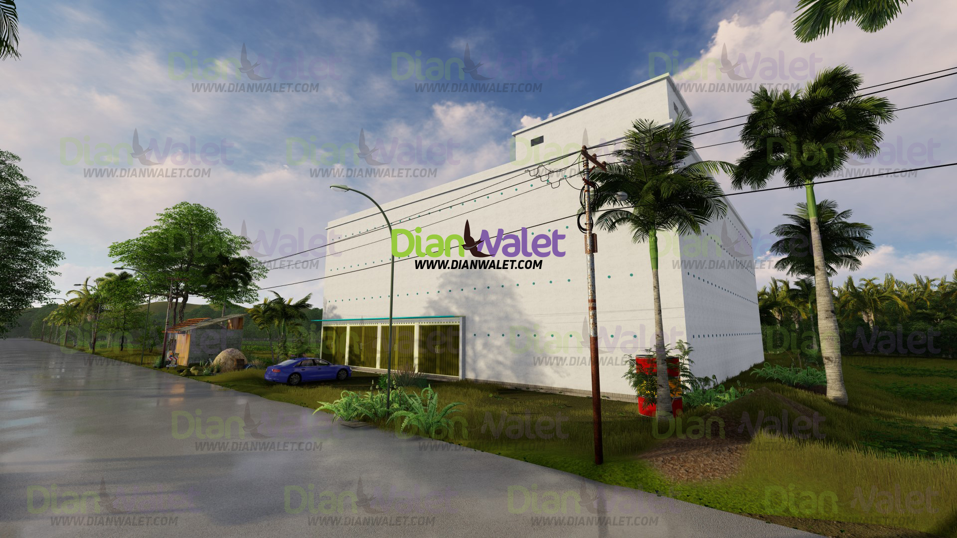 Desain Rumah Walet RBW 28X28 4 Lantai Terbaru 2020 DIAN WALET