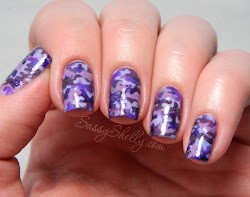 camouflage purple nail nails camo military shelly sassy sassyshelly
