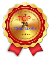 No 9 among TOP 74 FOOD BLOGS