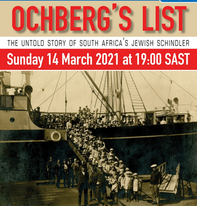 Webinar: The untold story of South Africa’s Jewish Schindler - Sunday