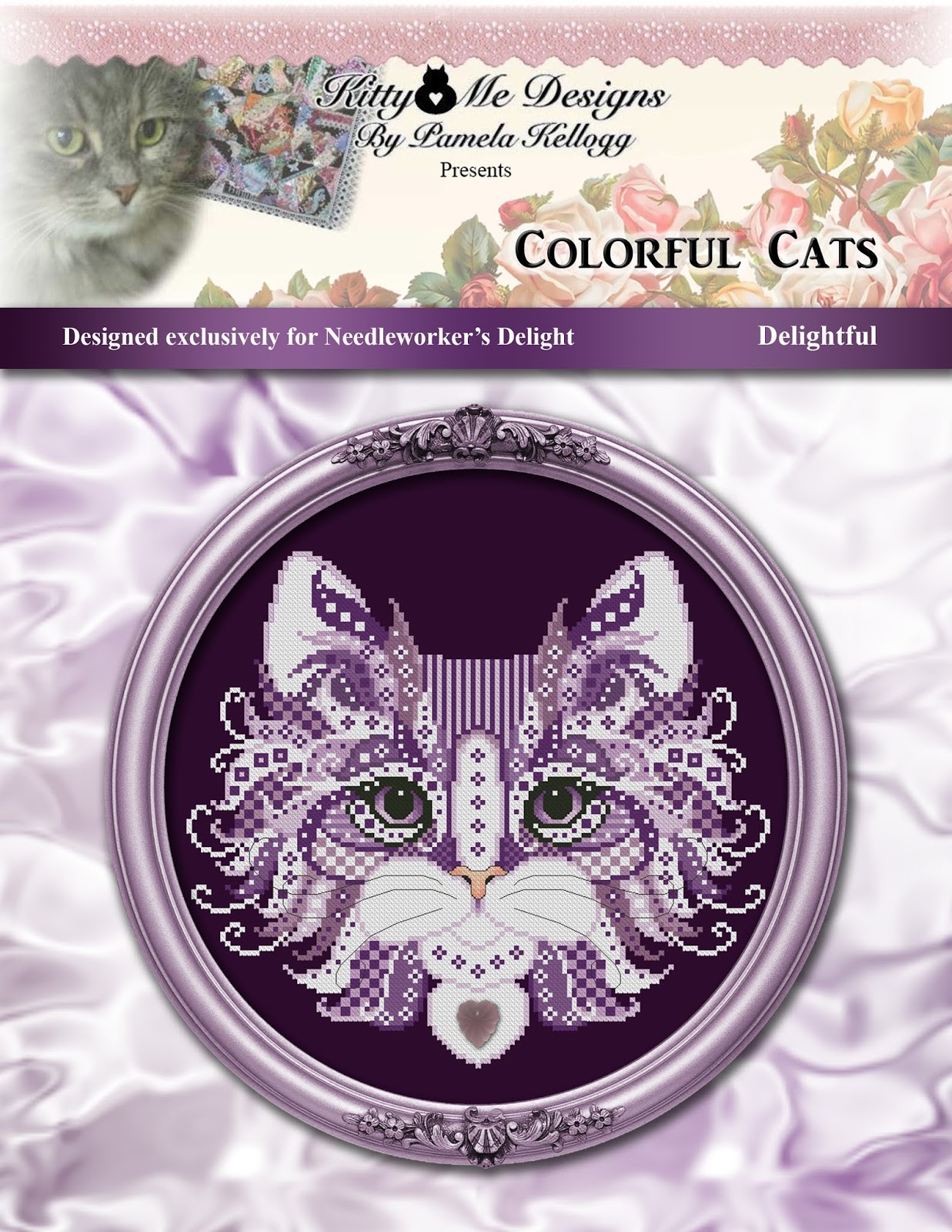 Kitty And Me Designs Exclusive Colorful Cat Delightful