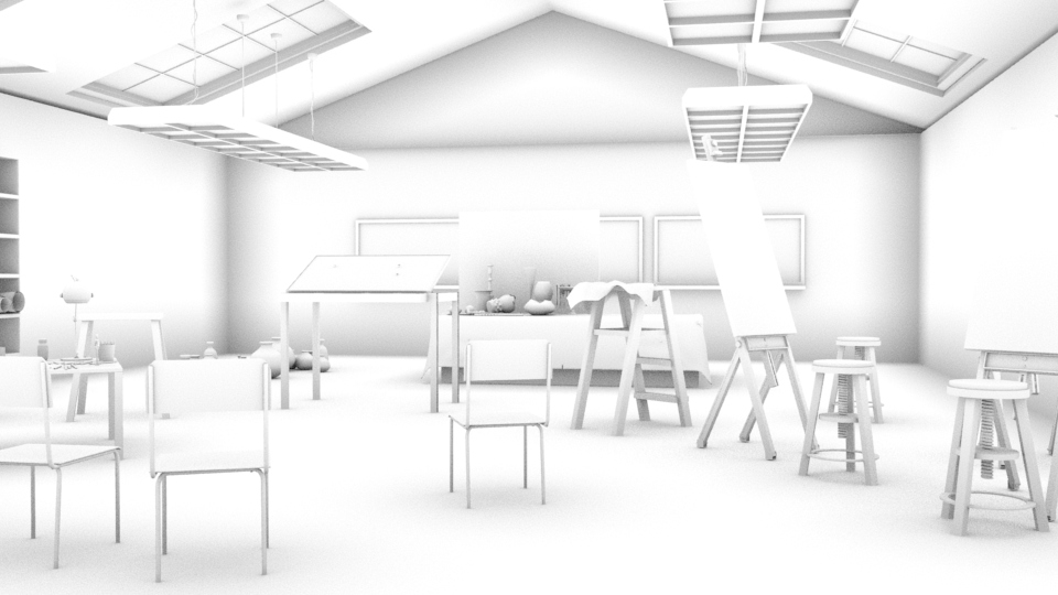 3D Render Scenes || Light Rendering