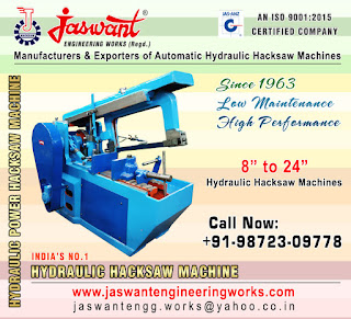 Hydraulic Hacksaw Machinery manufacturers in India Punjab http://www.jaswantengineeringworks.com +91-9872309778 
