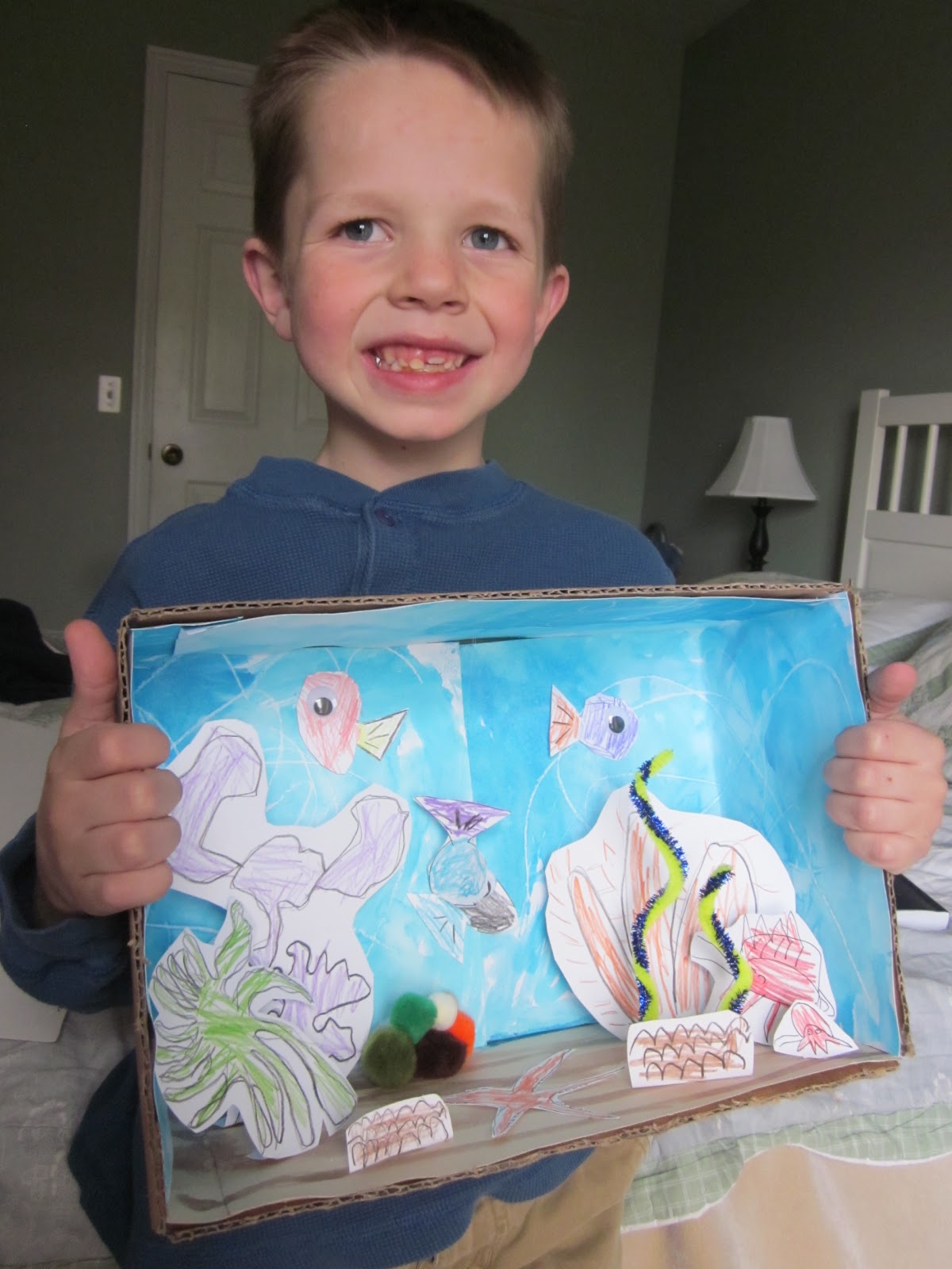 Life Happens Underwater Sea Diorama