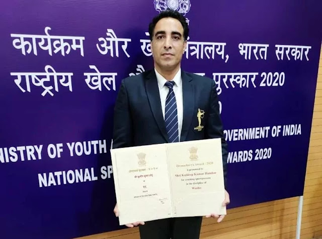 Kuldeep Handu becomes Ambassador of Fit India Movement