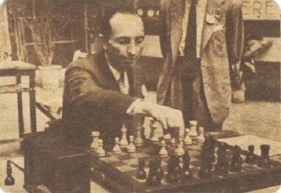 Antonio Rico, brillante subcampeón del I Torneo Internacional de Ajedrez de Avilés 1947