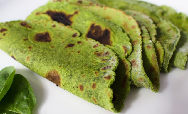 Homemade Spinach Tortillas #healthy #glutenfree