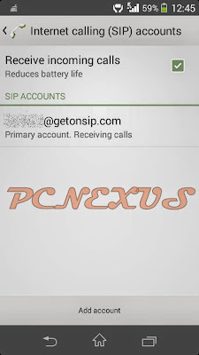 sip account android