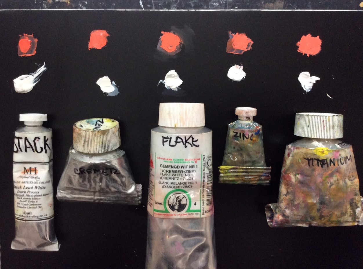 Exploring the whites used in oil painting. The Stack Lead White discussion