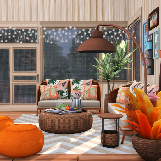 Simsational Designs ScreenedIn Porch Series Mesh Windows and Doors