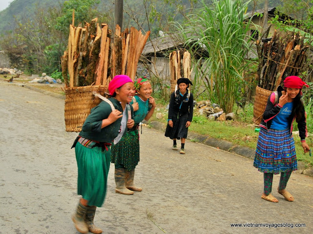 Les habitants dans les régions montagneuses - Photo An Bui