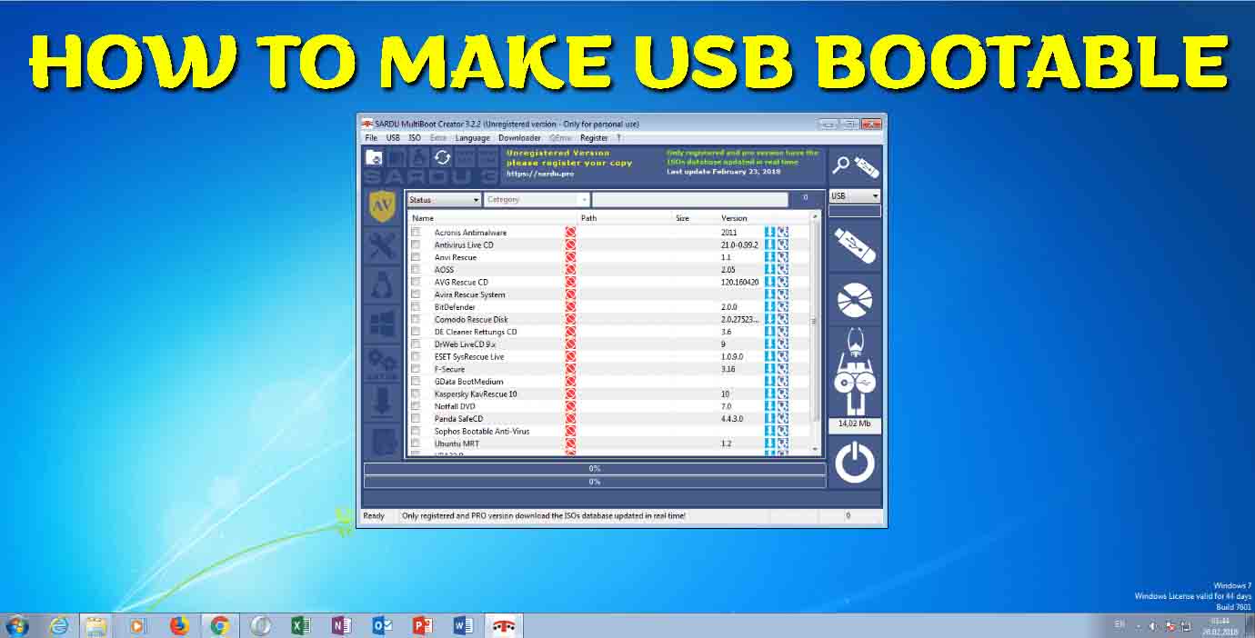BKC: HOW TO MAKE USB BOOTABLE