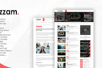 Azzam Magazine Responsive Blogger Template