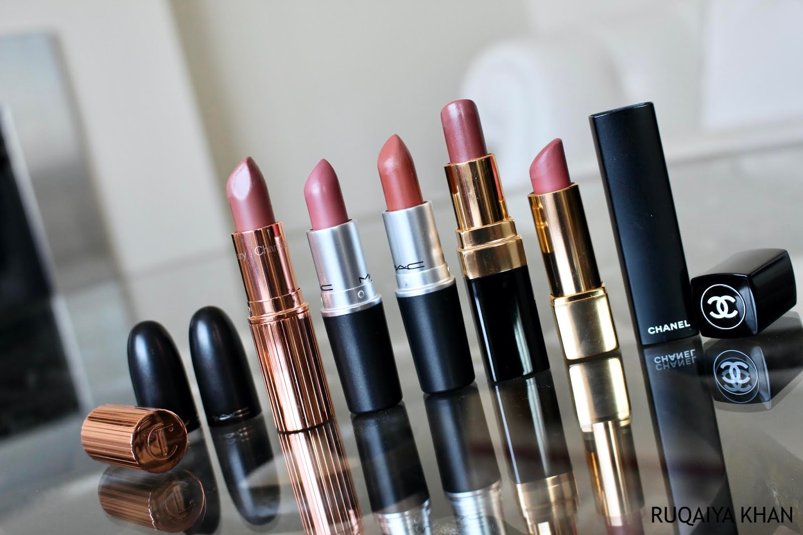 Ruqaiya Khan: Best Nude Lipsticks for Holidays - Review and Swatches for  MAC, Chanel and Charlotte Tilbury