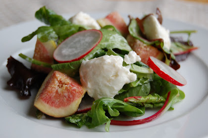 QUICK JAPANESE RECIPE: FIG & GOAT'S CHEESE SALAD WITH JAPANESE DRESSING