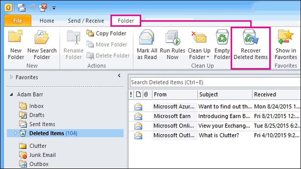 how to recover deleted email from rediffmail