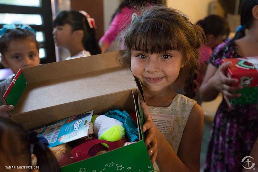 An Operation Christmas Child shoebox distribution in Mexico. National Collection Week is Nov. 12-19. COURTESY OF OPERATION CHRISTMAS CHILD - KIM E. ROWLAND