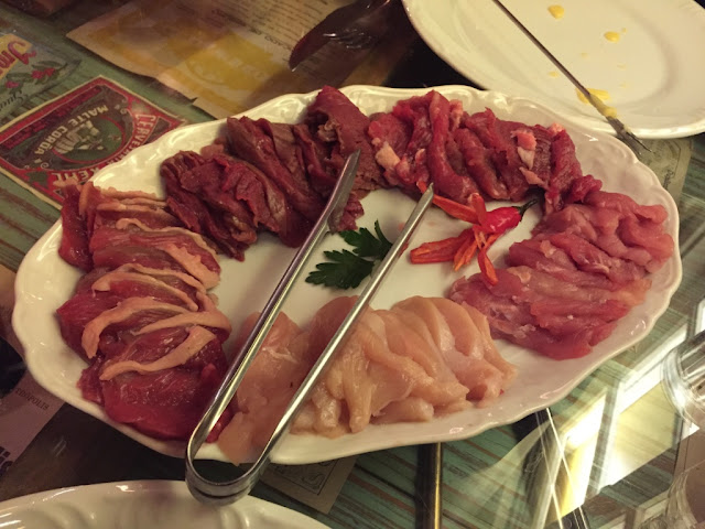 Fondue de carne Fondue de carne
