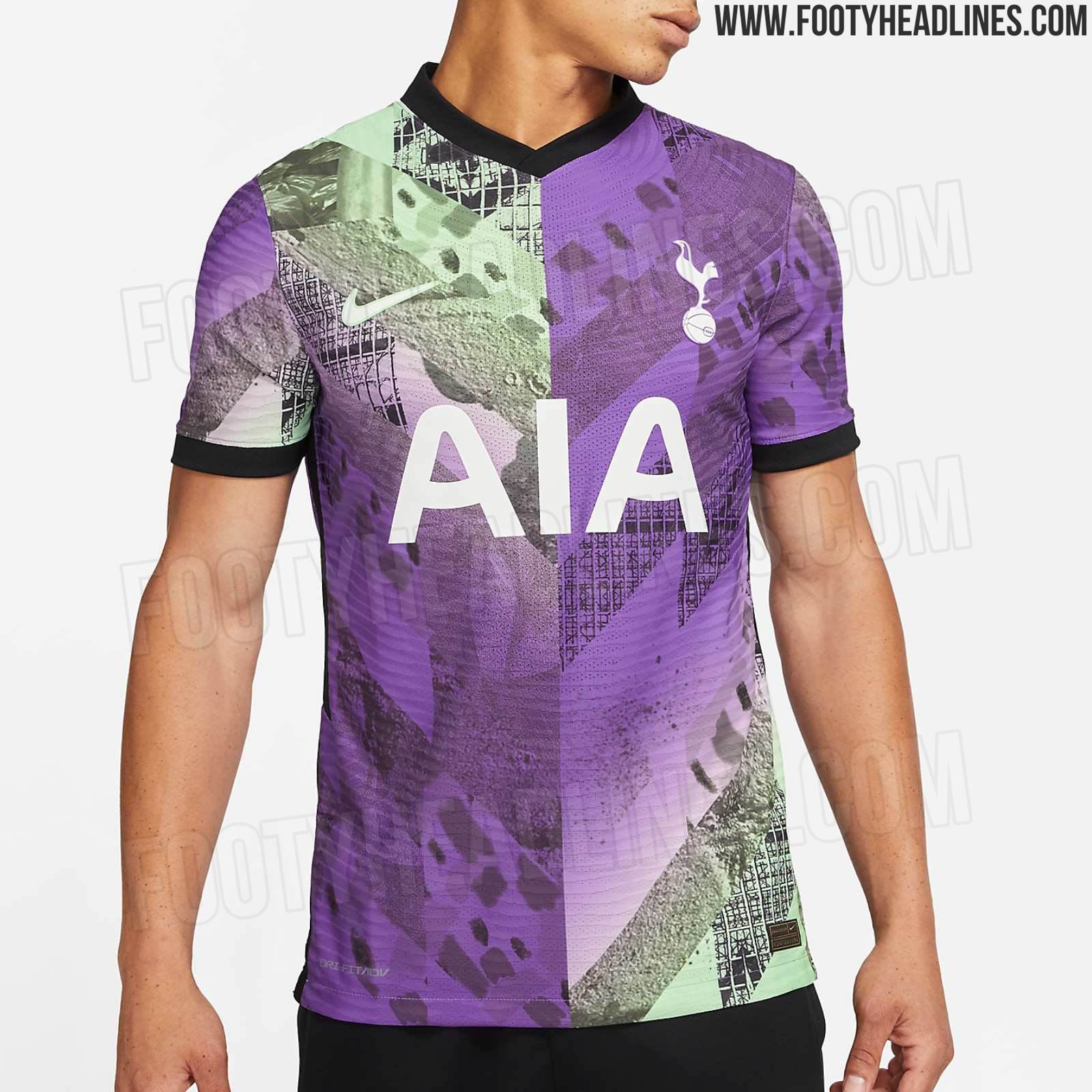 Tottenham Hotspur 21-22 Third Kit Leaked - Plain Back on Authentic Version - Footy Headlines