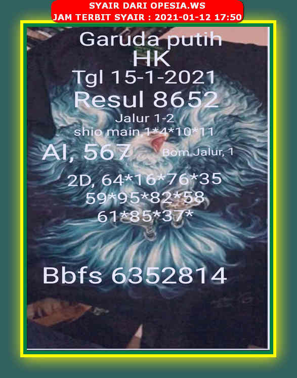 1 New Message Kode Syair Hongkong 15 Januari 2021 Forum Syair Togel Hongkong Singapura Sydney