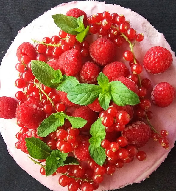 TARTA MOUSSE DE CHOCOLATE Y FRAMBUESAS