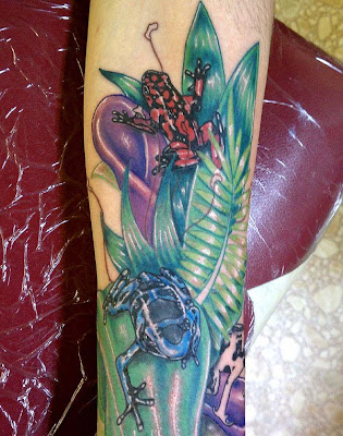 3D Tattoo on Biceps and Triceps