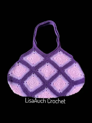 large market bag crochet pattern free granny squares