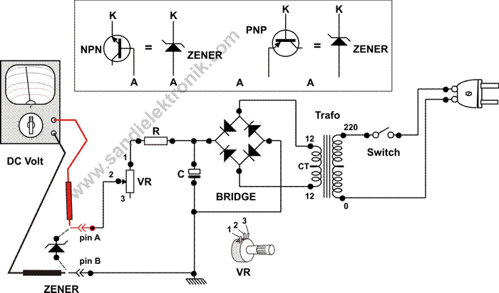 zener voltage test