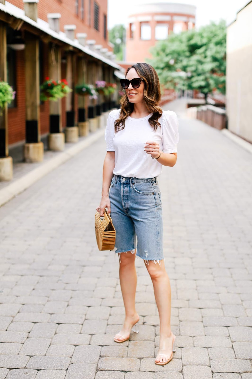 A Little Bit etc. How I Would Style Longer Denim Shorts