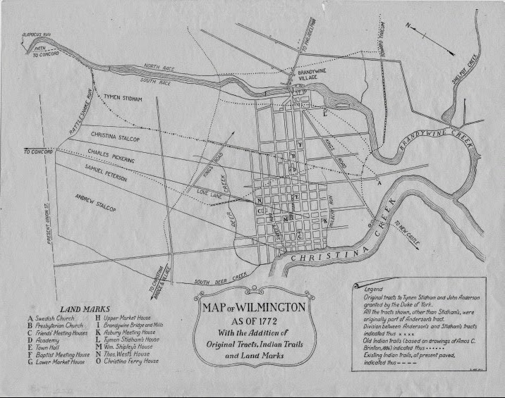 Delaware Colonial Map
