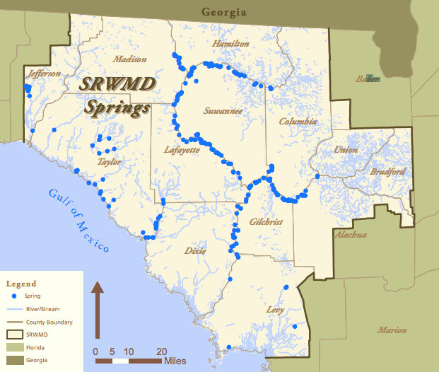 Suwannee River Springs Map Phillip's Natural World: Peacock Springs