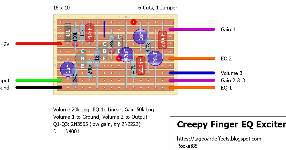 Guitar FX Layouts Creepy Fingers EQ/Exciter