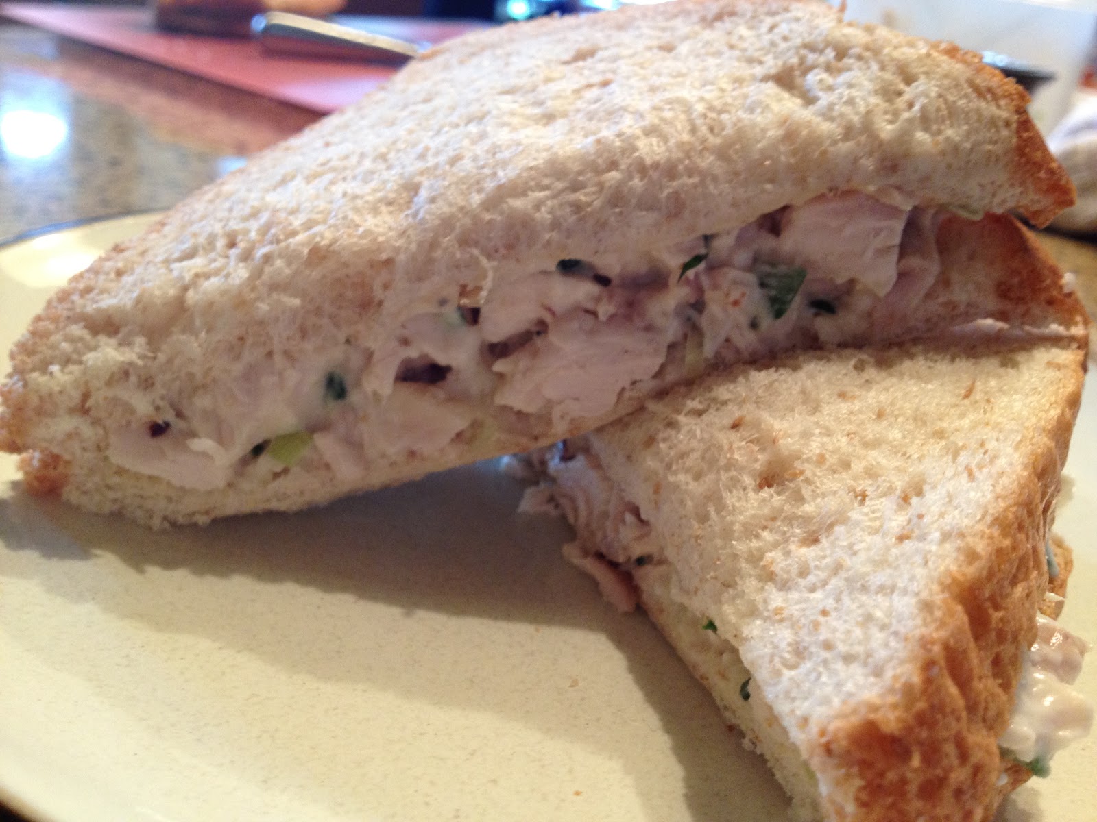 Whitesides' Winning Recipes Rosemary Chicken Salad Sandwich