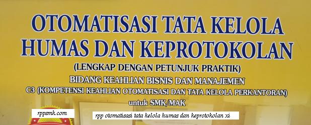 Download Rpp Mata Pelajaran Otomatisasi Tata Kelola Humas