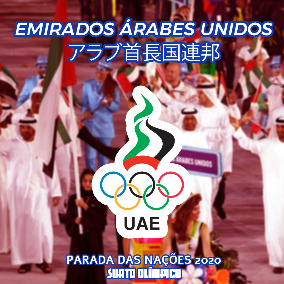 Parada das Nações Tóquio 2020 - Emirados Árabes Unidos - Surto