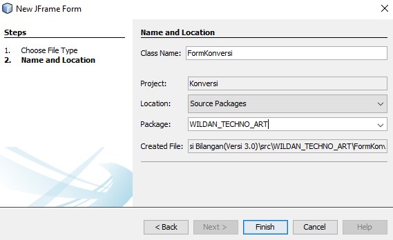Membuat JFrame Form pada Netbeans IDE Membuat JFrame Form pada Netbeans IDE