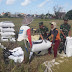 Anggota Koramil 07/Maos Bersama Petani Panen Padi di Desa Klapagada
