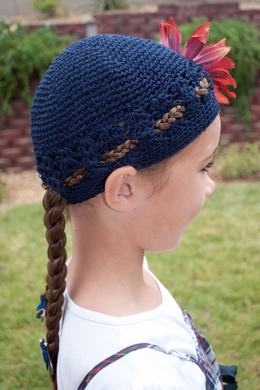 Princess Piggies Braid Woven Beanie