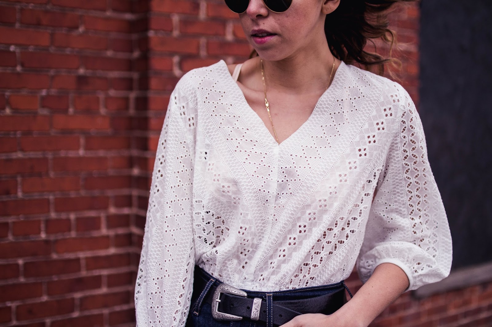 white eyelet. A.VIZA STYLE