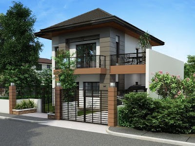 2 Storey Minimalist House Designs