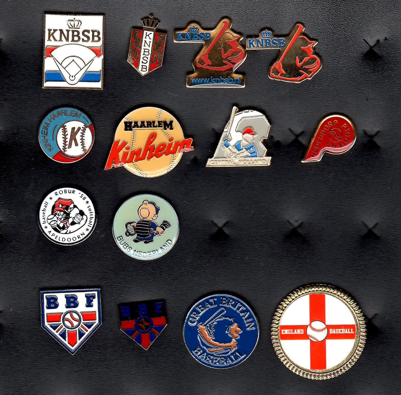 baseball pin collection display collecting international baseball pin