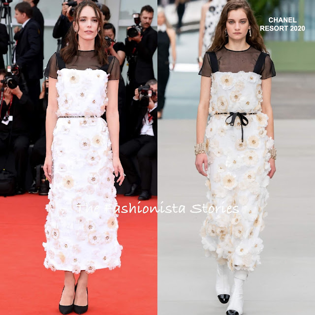 Stacy Martin in Chanel at the 76th Venice Film Festival Closing Ceremony