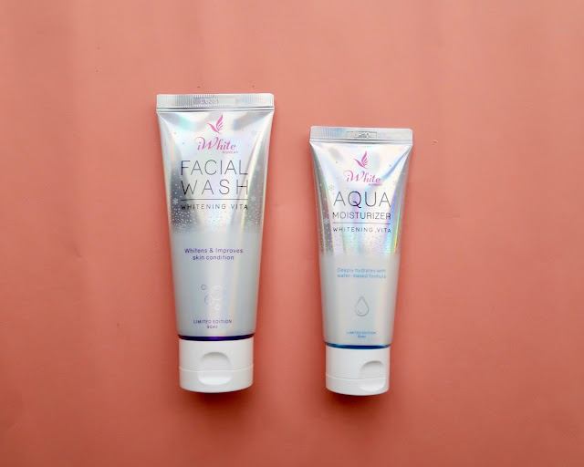 iWhite Aqua Moisturizer and Facial Wash Whitening Vita Awesome skin