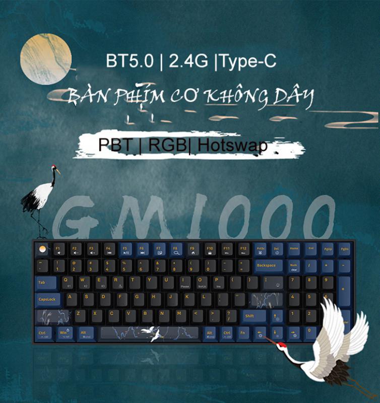 Bàn phím Newmen Gaming không dây GM1000 14 ckeditor 3657730
