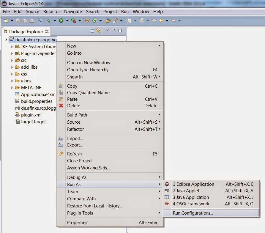 Open So(u)rcery: HowTo: Logging in Eclipse 4 (e4) Applications