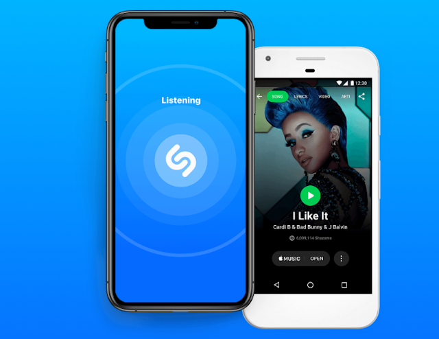 identificar la música que está sonando con Shazam