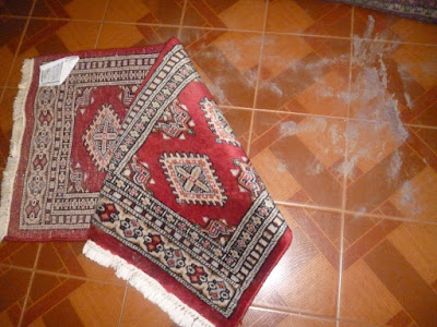 Tappeto di Bukhara yomut annodato a mano in pulizia