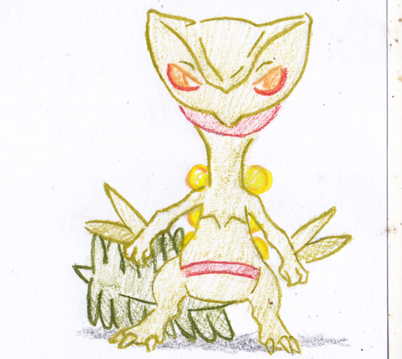 Desenhos de Pokemon Jukain - Como desenhar Pokemon Jukain passo a passo