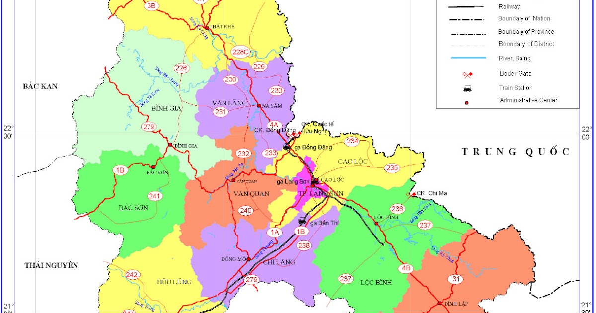 Bản đồ Thị trấn Hữu Lũng, Huyện Hữu Lũng ,Tỉnh Lạng Sơn ( http://langson.ban-do.net › 2017/12 ) 